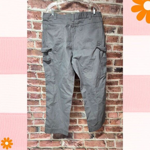 Amazon Essentials Grey Carpenter Utility Pants – Men’s 36x31 Canvas Workwear - Picture 7 of 7